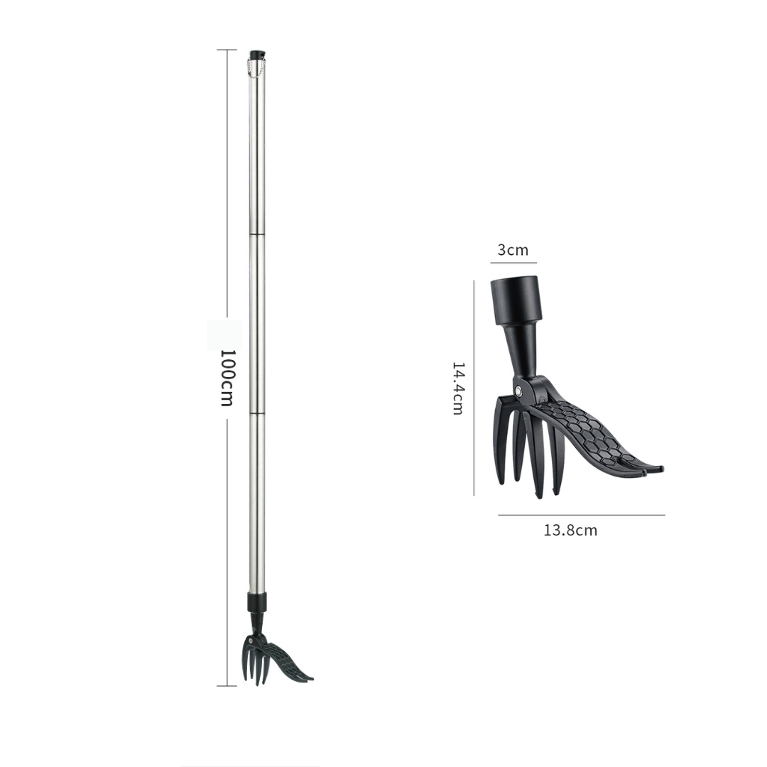 4-Claw Aluminum Manual Grass Remover Tool