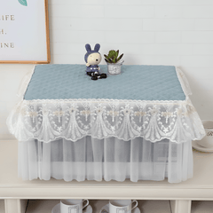 Elegant Cotton Microwave Dust Cover & Protector