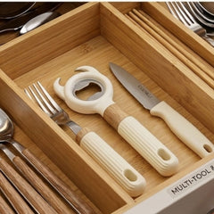 Bottle Opener With Stainless Steel Opening Head