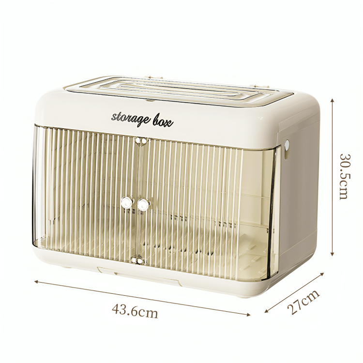 Foldable Dustproof Double-Layer Baby Storage Organizer (43.6 cm)