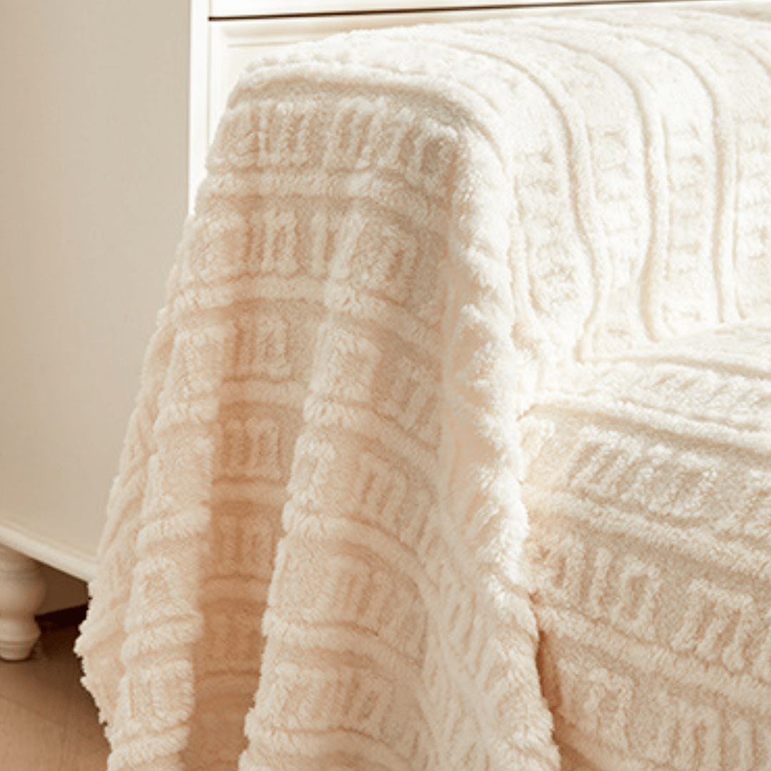 Elegance Chenille Sofa Cover : EM-SC-27 (Cream)