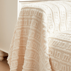 Elegance Chenille Sofa Cover : EM-SC-27 (Cream)