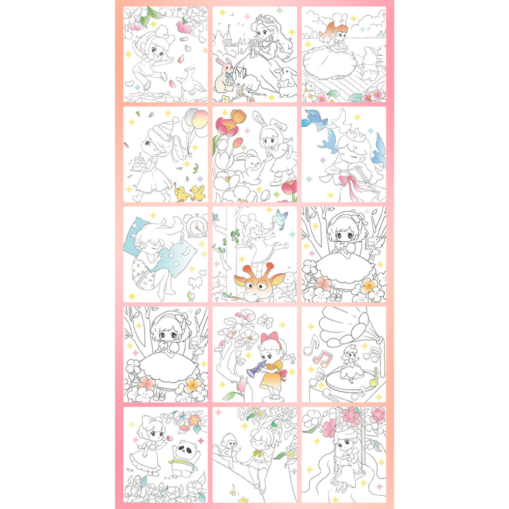 Fairy Tale Princess Coloring Book