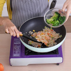 Acacia Handle Non-stick Silicone Cooking Spatula(29cm)