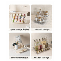 Acrylic Telescopic Expandable Tiered Spice & Display Rack