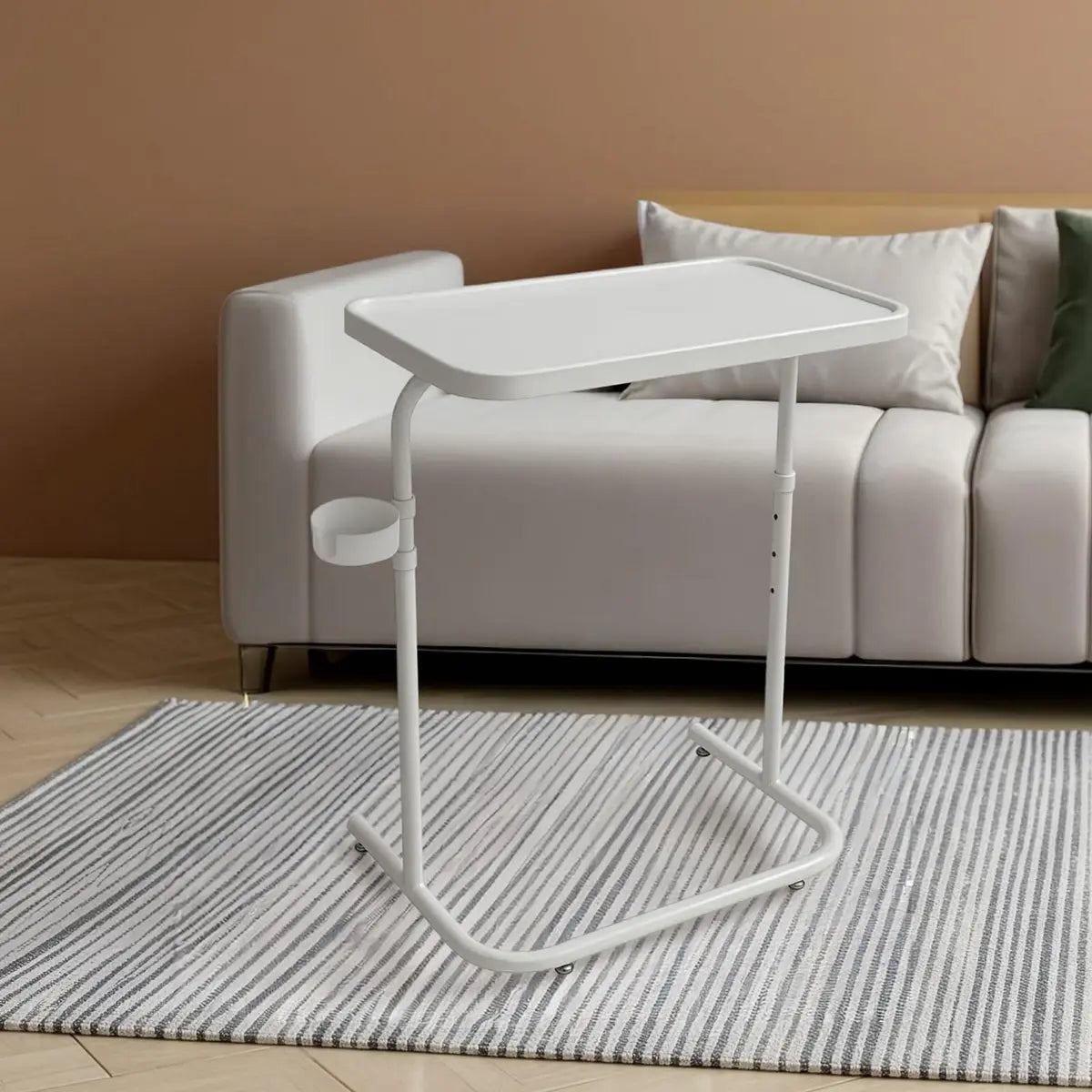 Adjustable Folding Lift Table with Sturdy Carbon Steel Support Frame
