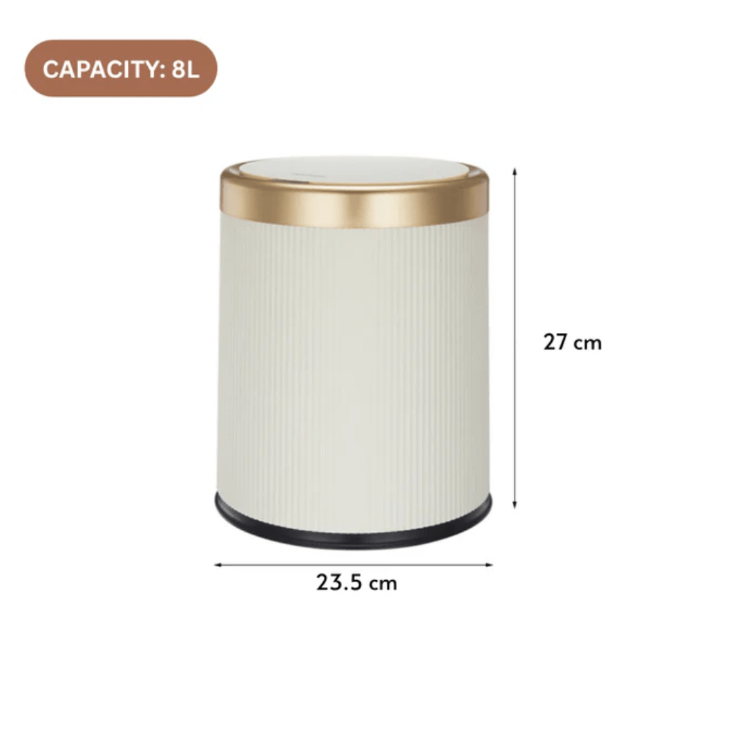 Elegant Floor Trash Can for Bathroom and Kitchen