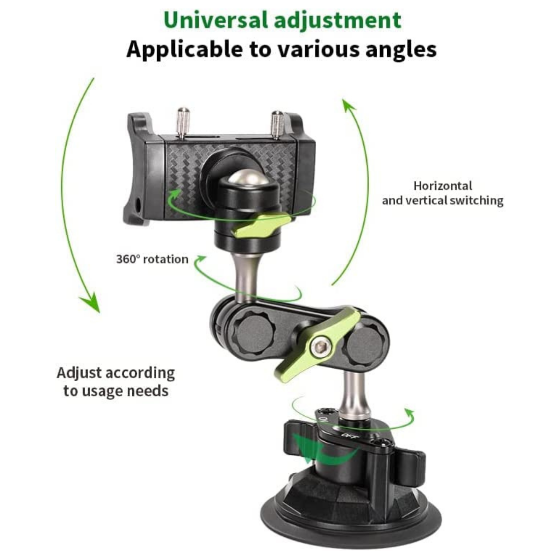 360° Rotating Suction Cup Car Mobile Holder