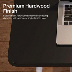 Adjustable Bedside Workstation with Storage Shelves