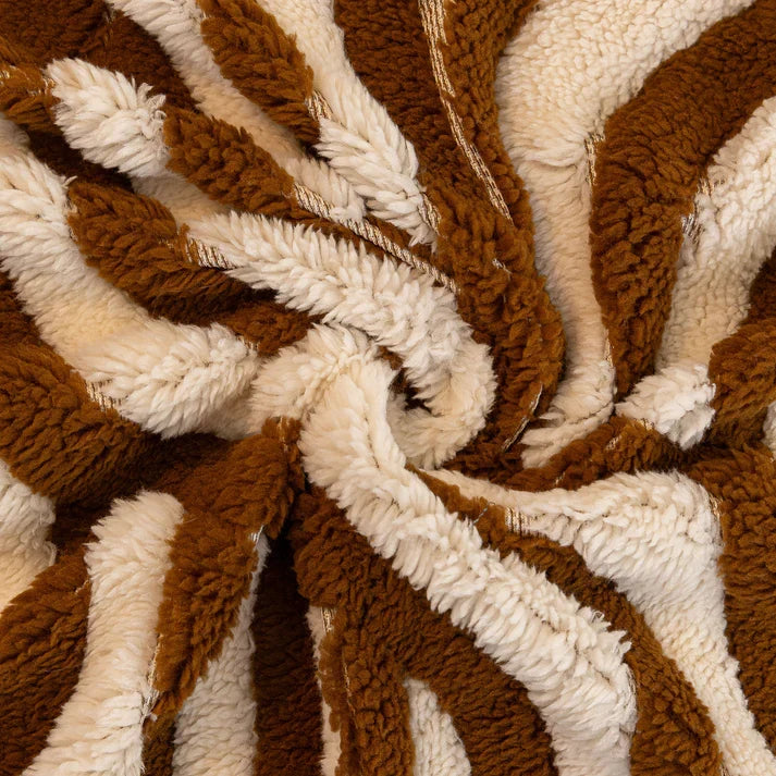 Brown Elegance Chenille Sofa Cover : EM-SC-39