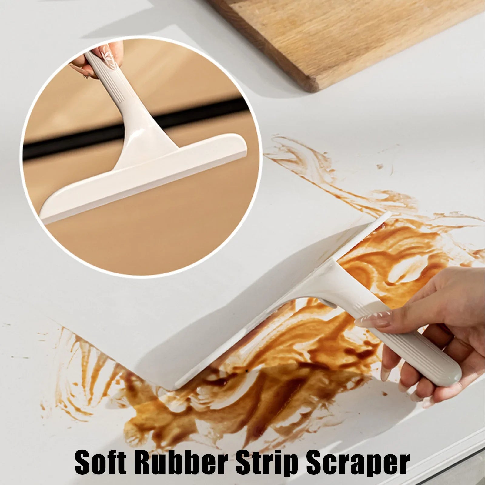 Cabinet Door Hanging Kitchen Waste Bin With Scrapper