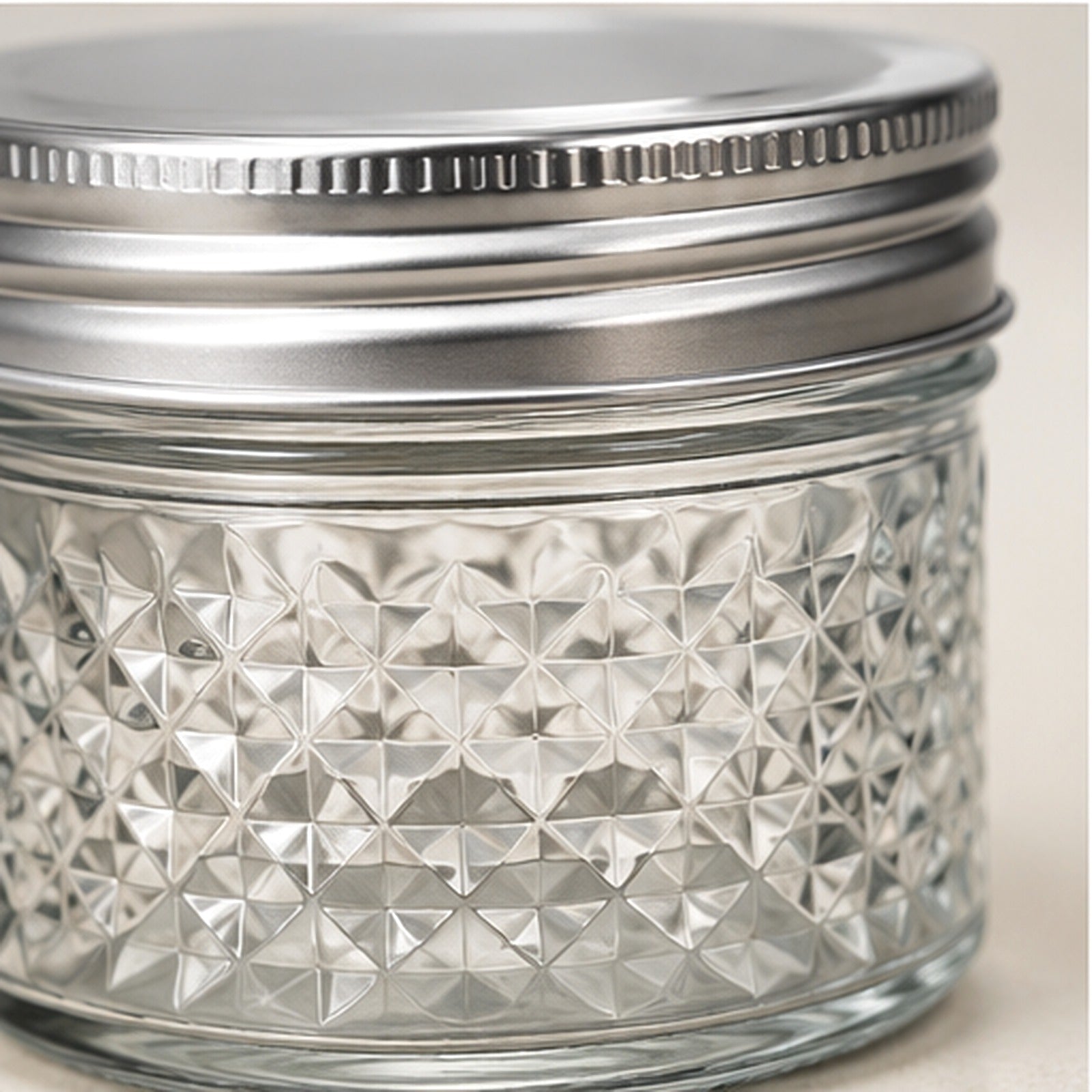 Glass Airtight Storage Jar with Sealing Lid (120ml)