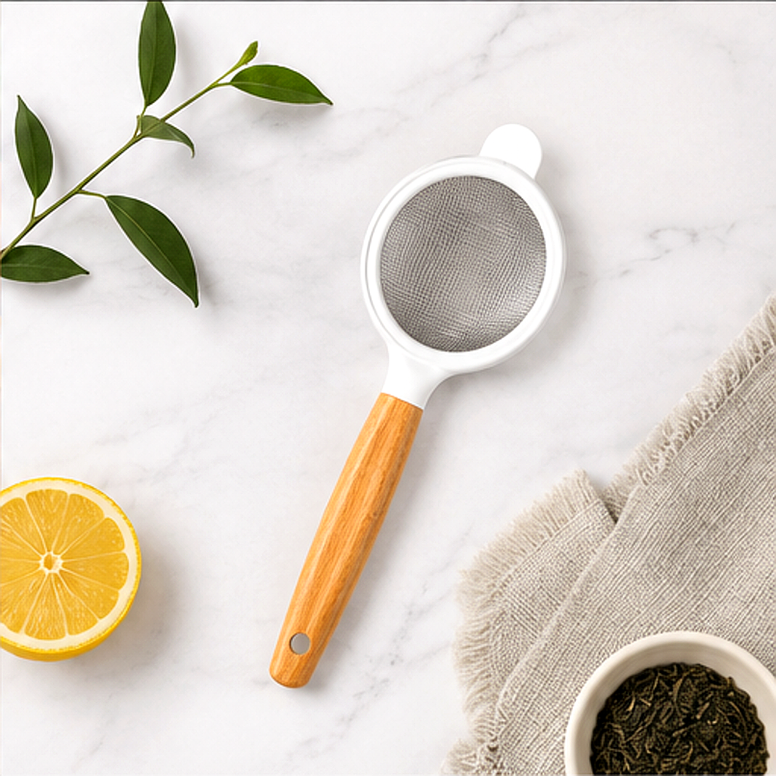 Fine Mesh Tea Strainer with Comfortable Handle