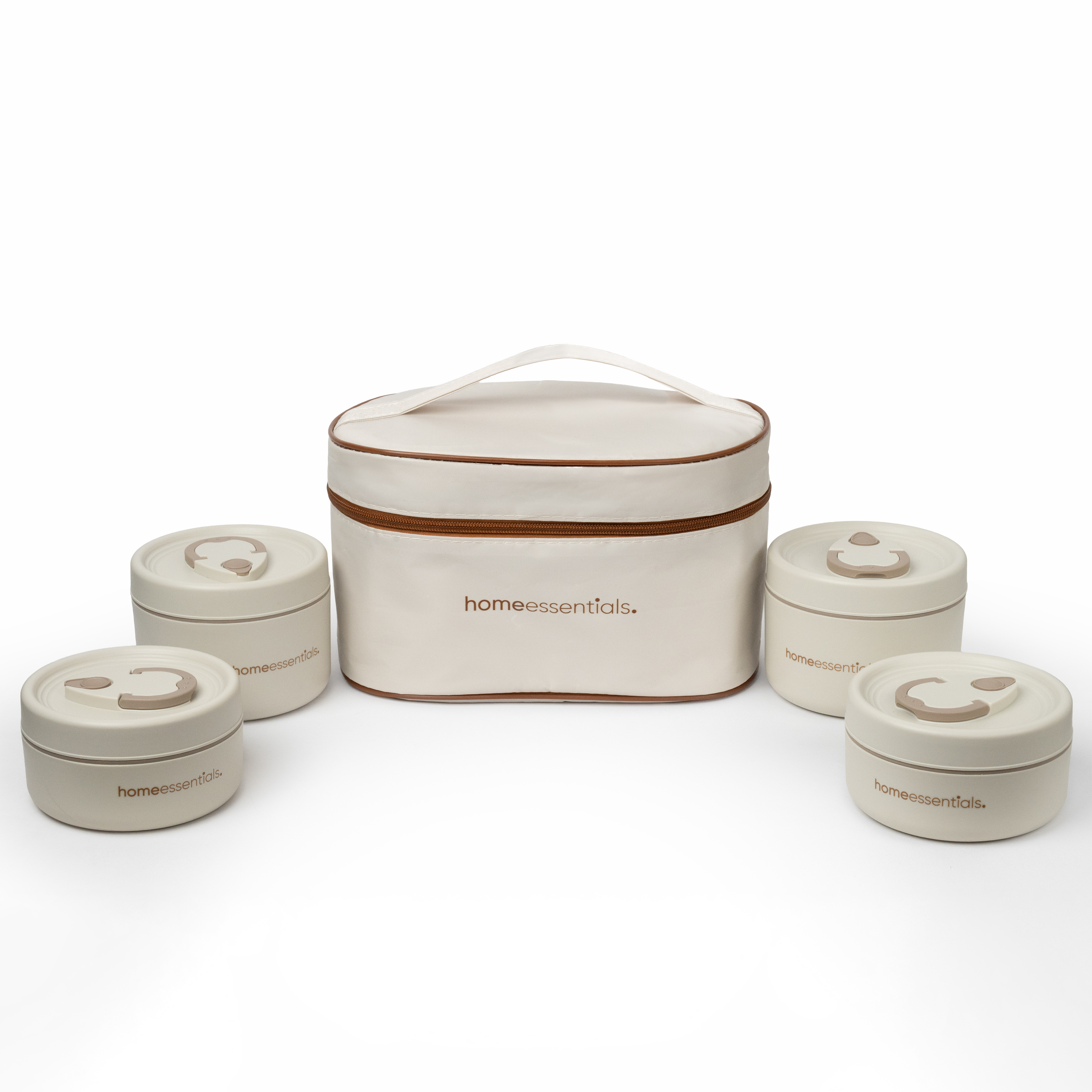 4 Pcs Portable Insulated Lunch Container Set with Bag