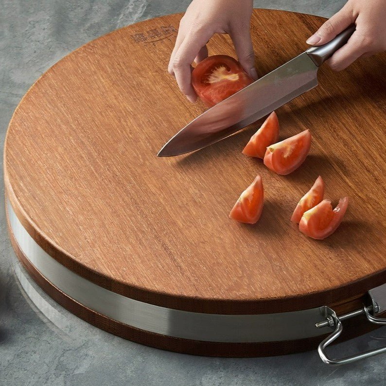 Double Edge Blackwood MasterChef Cutting Board with Handle (39 cm)