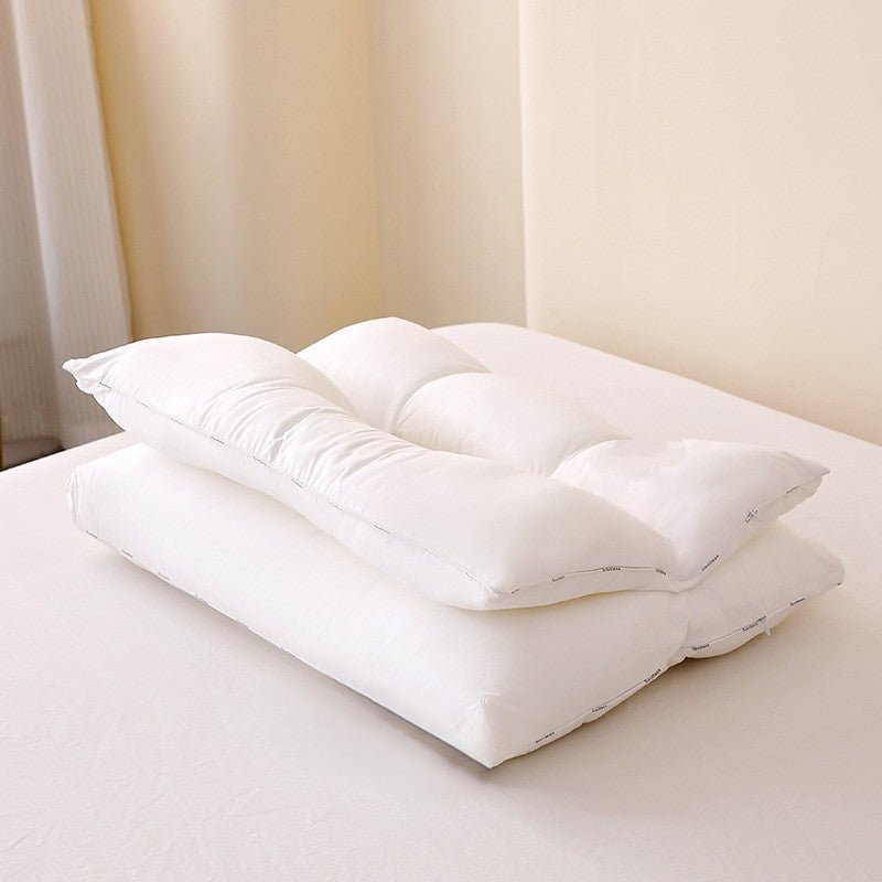 100% Cotton Dual-Comfort Neck Support Pillow