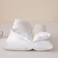 100% Cotton Dual-Comfort Neck Support Pillow