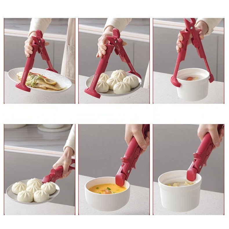 Dual Grip Silicone Multi-Angle Bowl Anti Scald Gripper