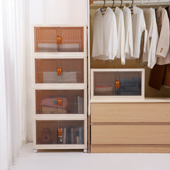 Foldable Double Door Storage Wardrobe Closet