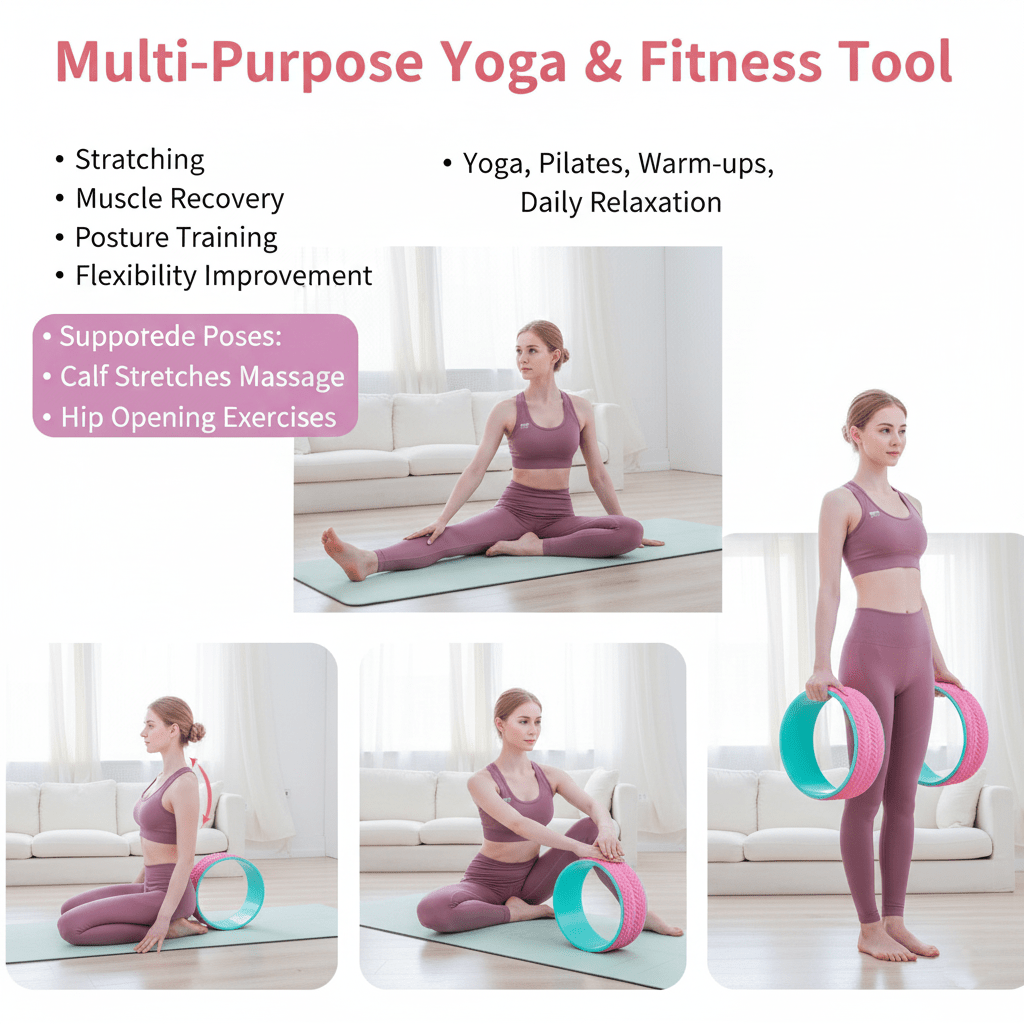 Full-Body Stretching Yoga Wheel Ring
