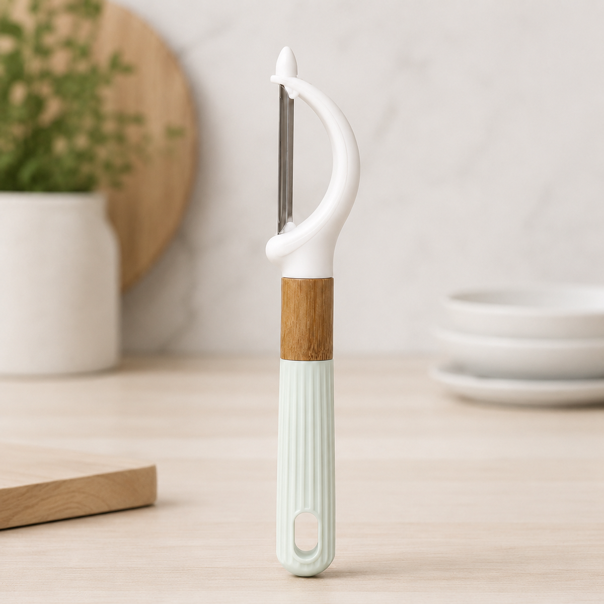 Ergonomic Straight Body Vegetable & Fruit Peeler