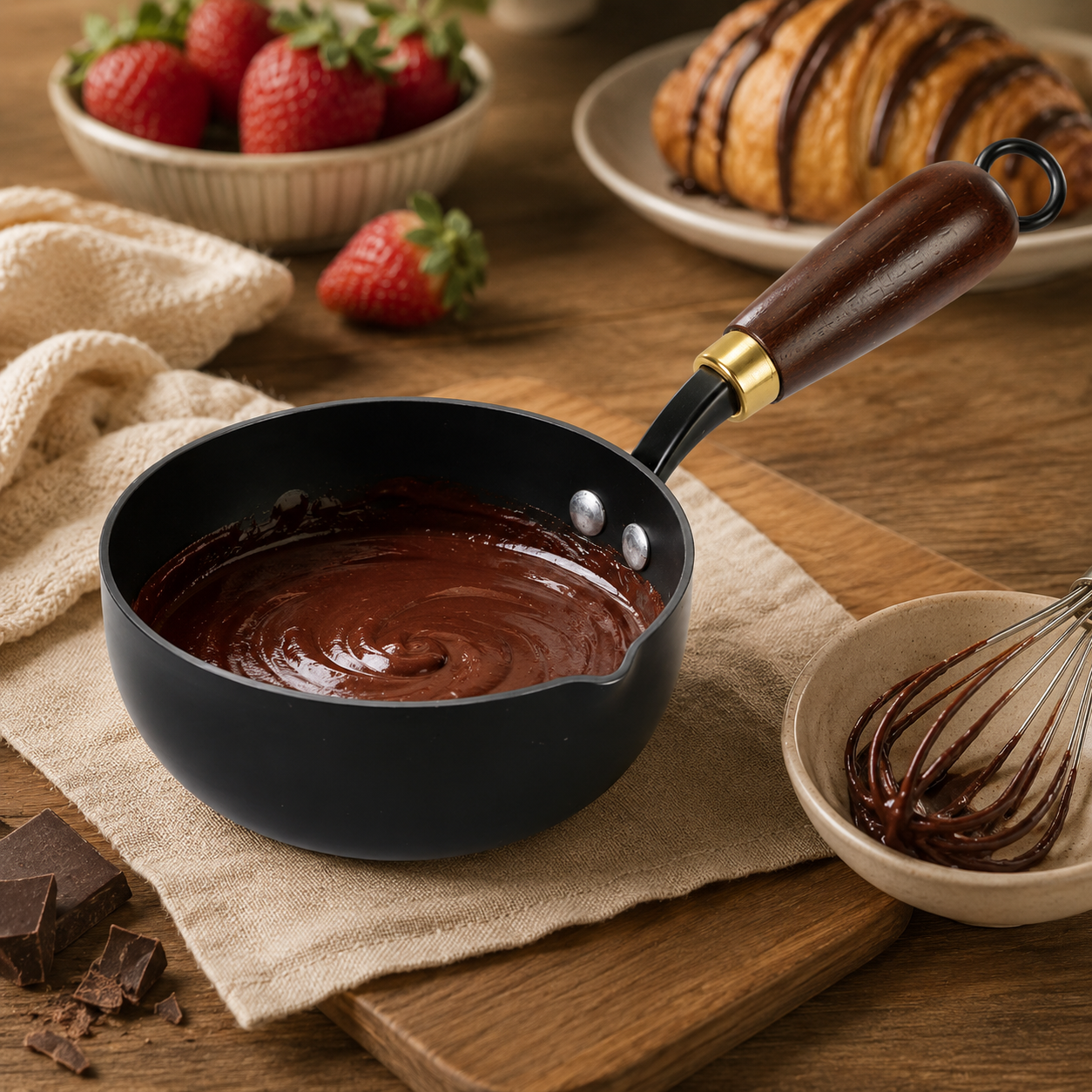 Compact Iron Multi-Purpose Pot with Lid