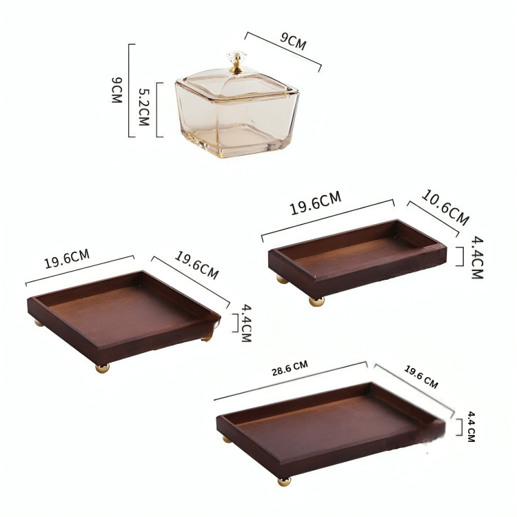 Crystal Clear Snack Plate Organizer