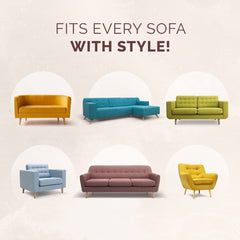 Elegance Chenille Sofa Cover : EM-SC-28 Style-1