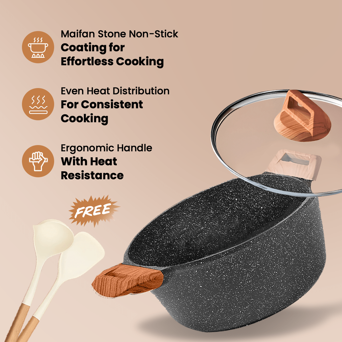 Customer Fave Maifan Stone Sauce Pan