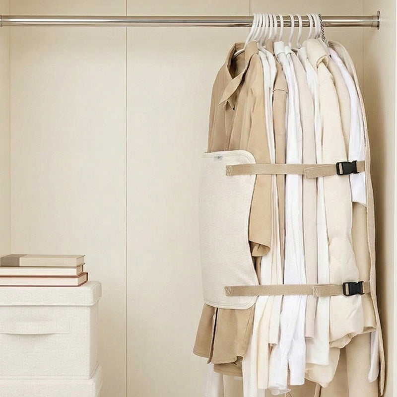 Dustproof Cotton Linen Wardrobe Compression Organizer