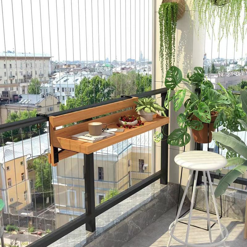 Adjustable Hanging Balcony Coffee and Flower Table