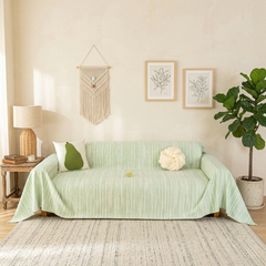 Elegance Chenille Green Sofa Cover : EM-SC-40