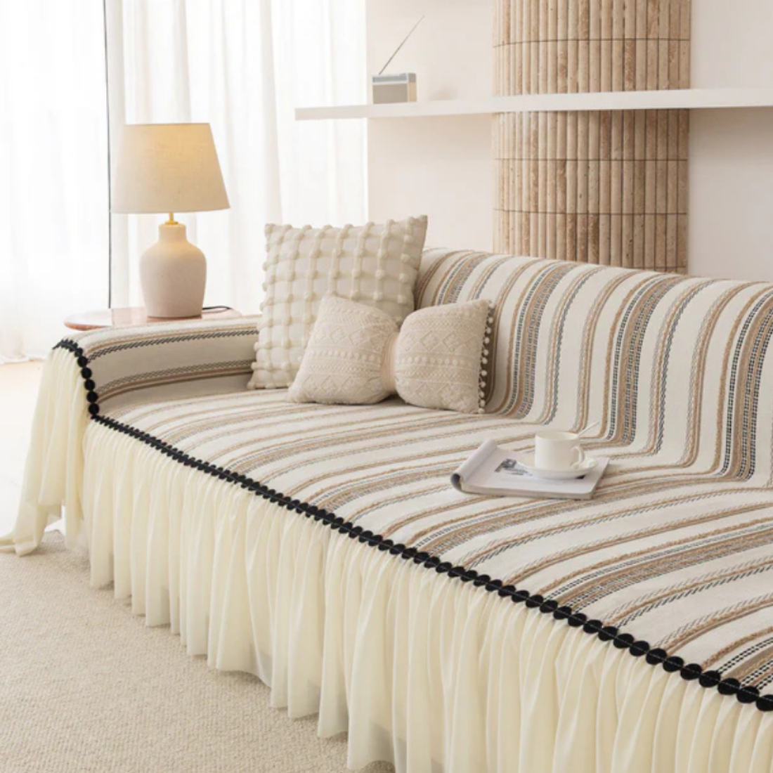 Elegance Chenille Coffee Sofa Cover : EM-SC-42