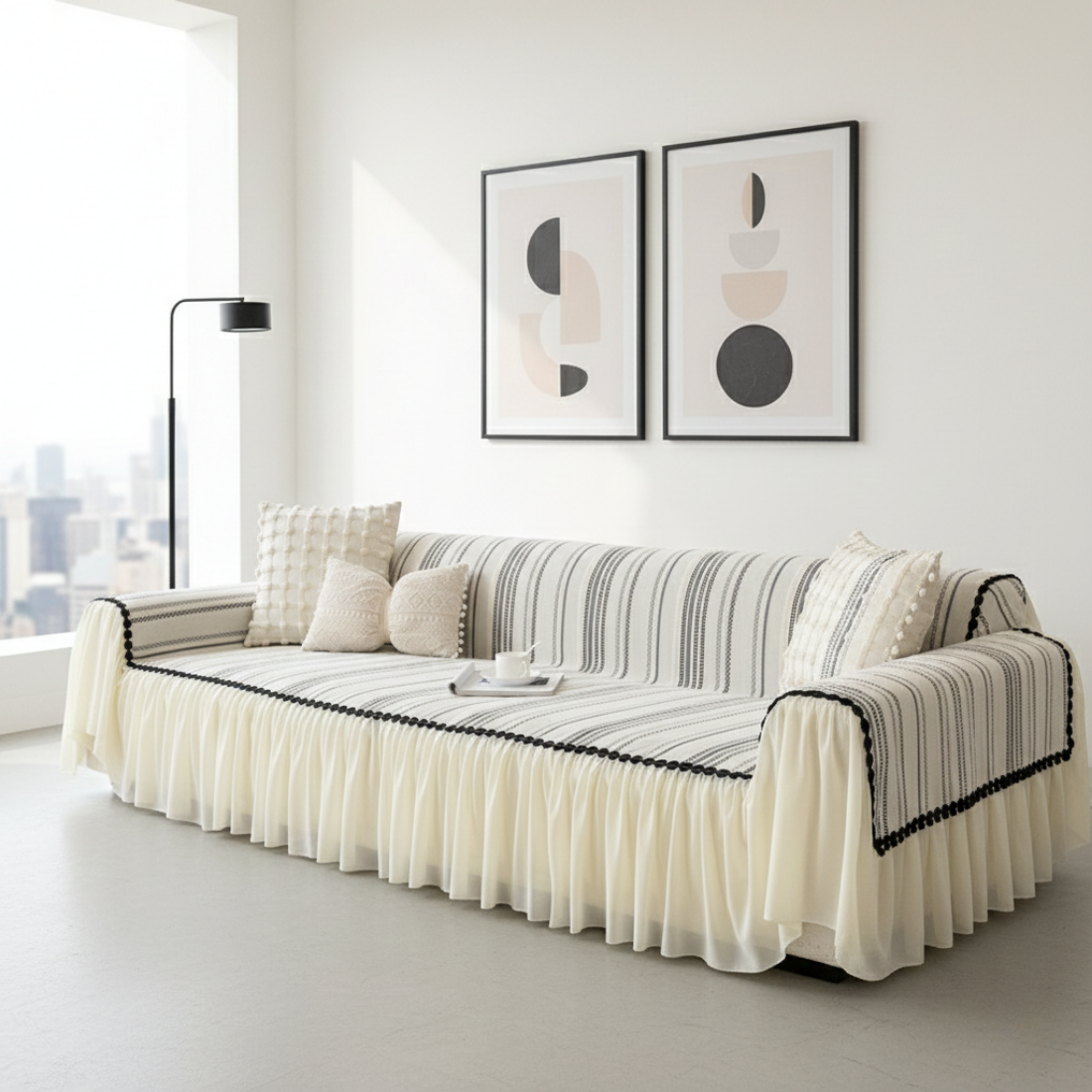 Elegance Chenille Sofa Cover : EM-SC-42