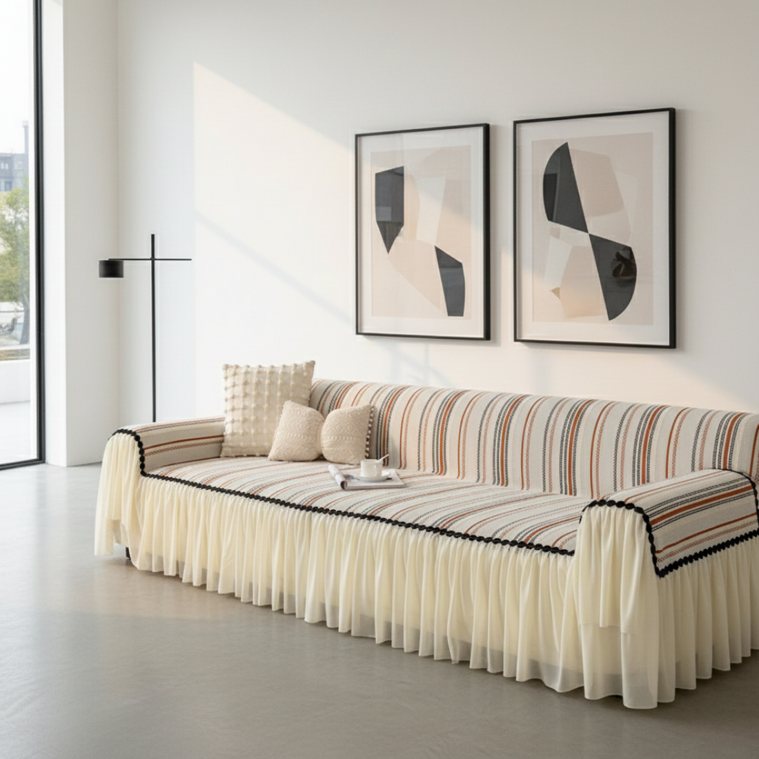 Elegance Chenille Sofa Cover : EM-SC-42