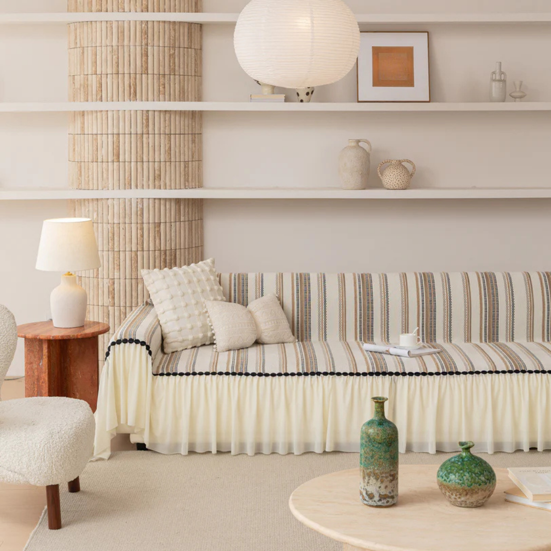 Elegance Chenille Sofa Cover : EM-SC-42