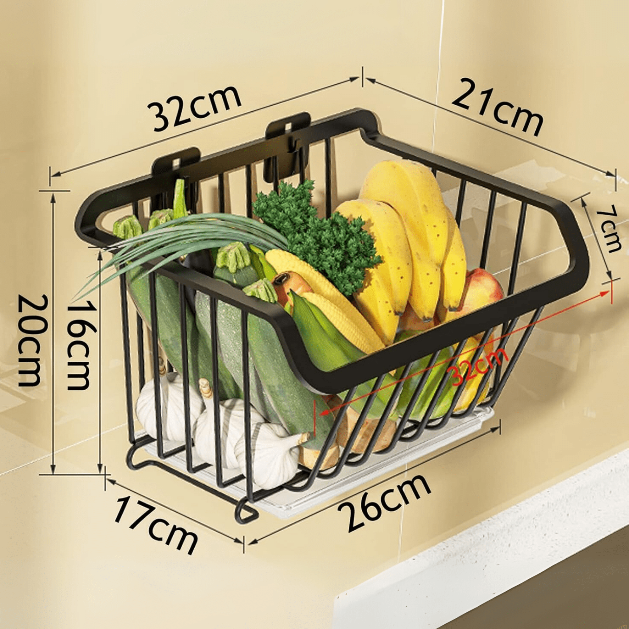 Flexi-Store Stainless Steel Basket Rack