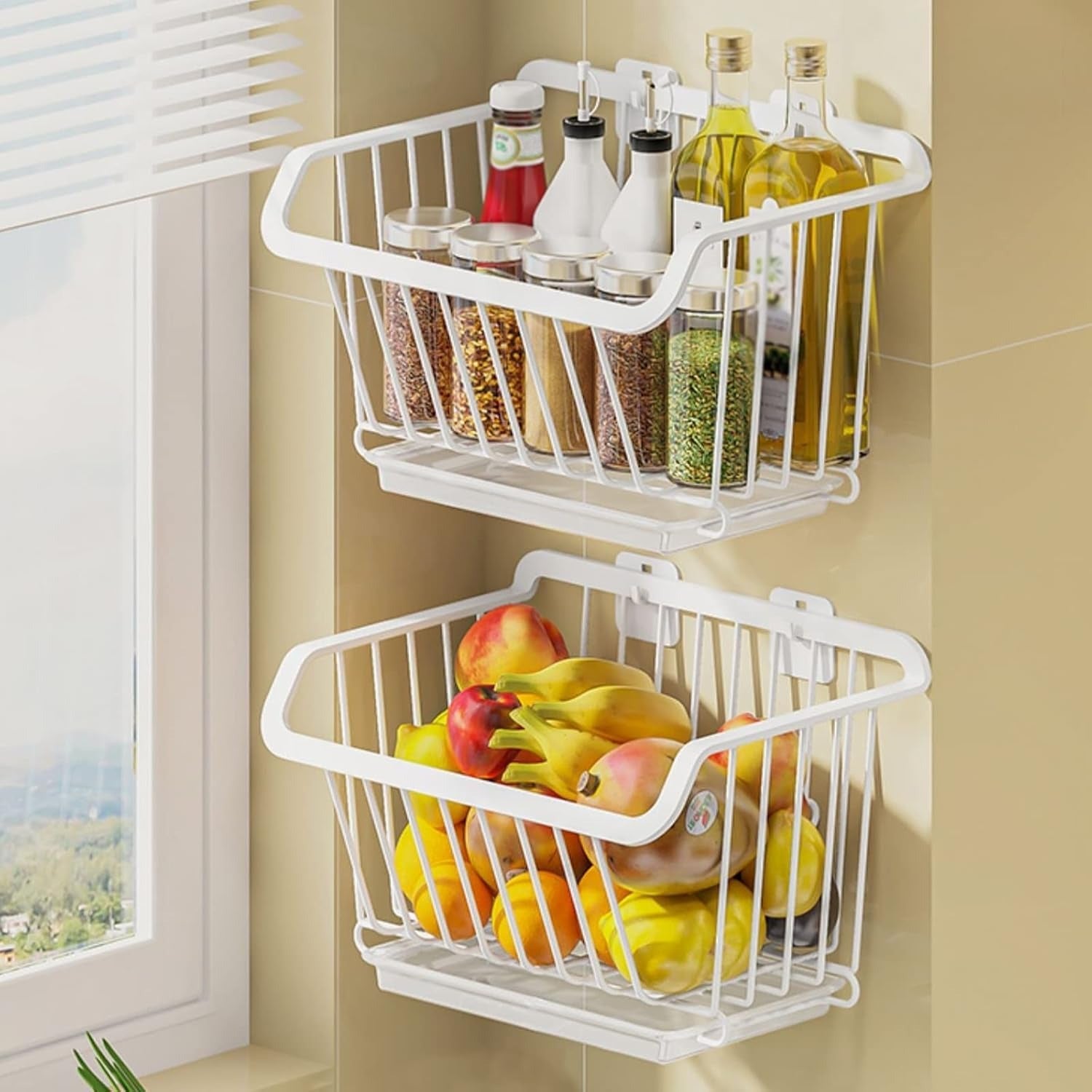 Flexi-Store Stainless Steel Basket Rack