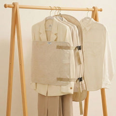 Dustproof Cotton Linen Wardrobe Compression Organizer