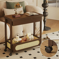 Convertible Sofa Sideboard and Adjustable Folding Table