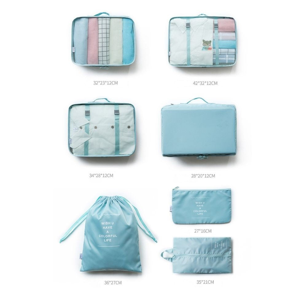 7-Piece Travel Packing Organizer Set