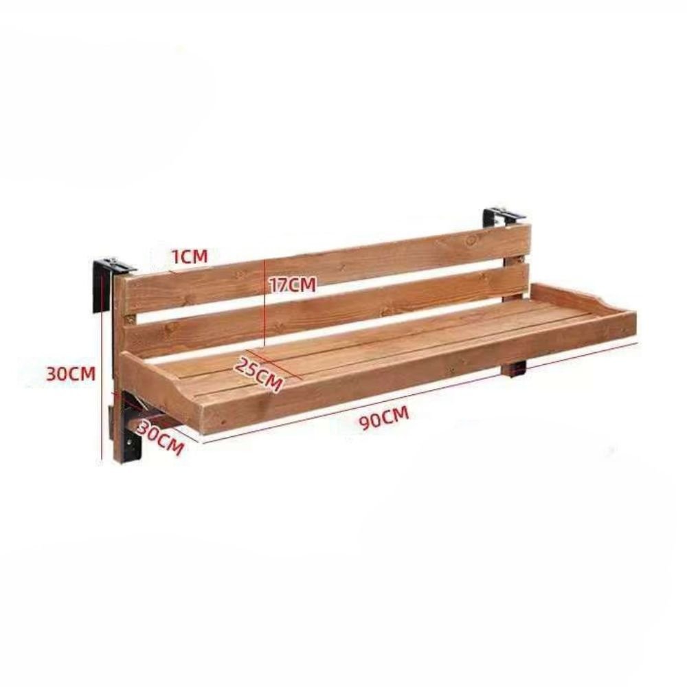Adjustable Hanging Balcony Coffee and Flower Table