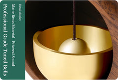 Bird Shape Japanese Wood Doorbell