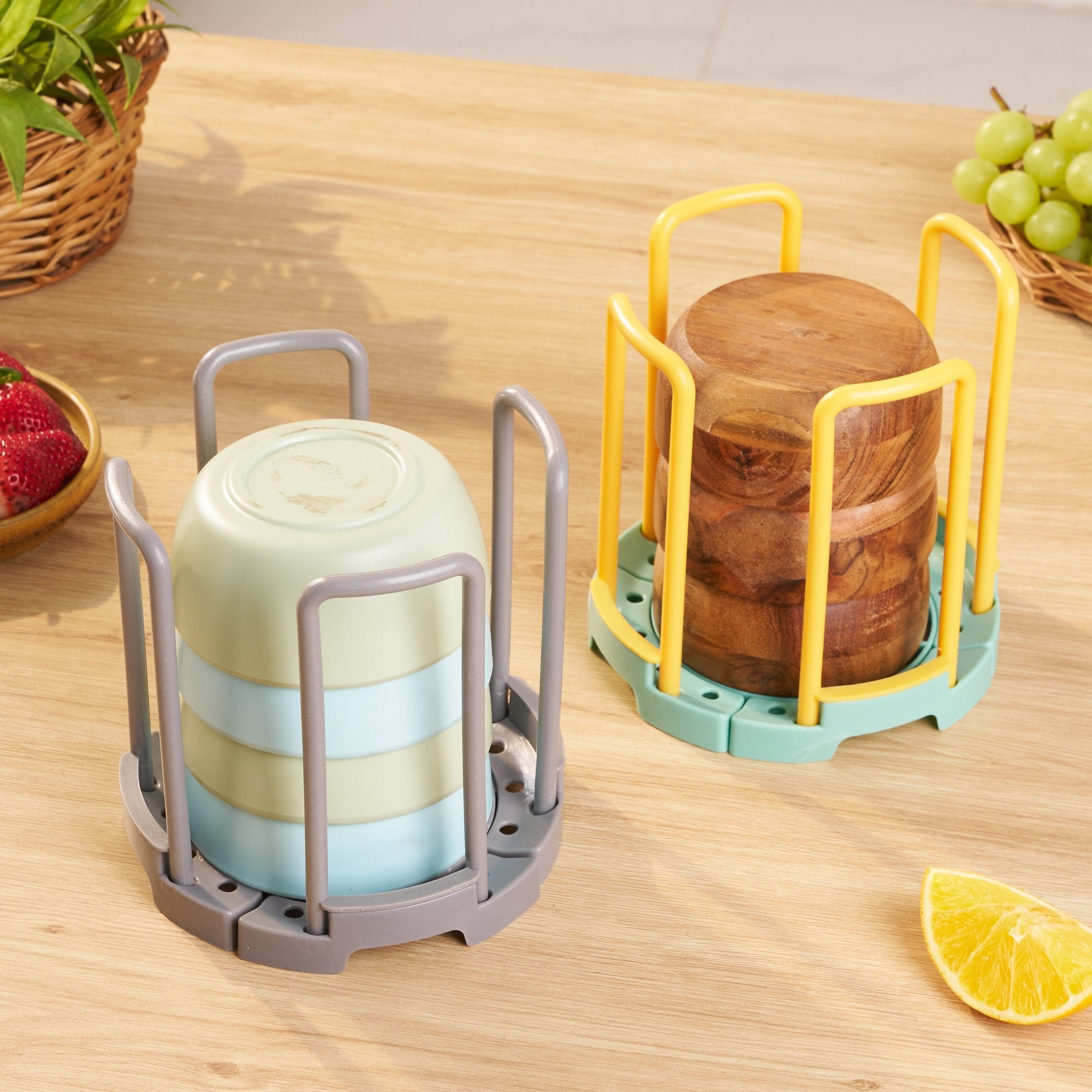Flexi Stack Retractable Bowl Organizer