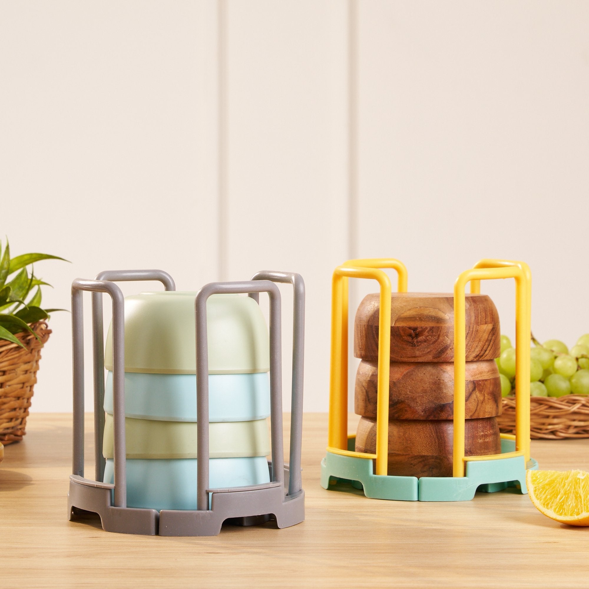 Flexi Stack Retractable Bowl Organizer