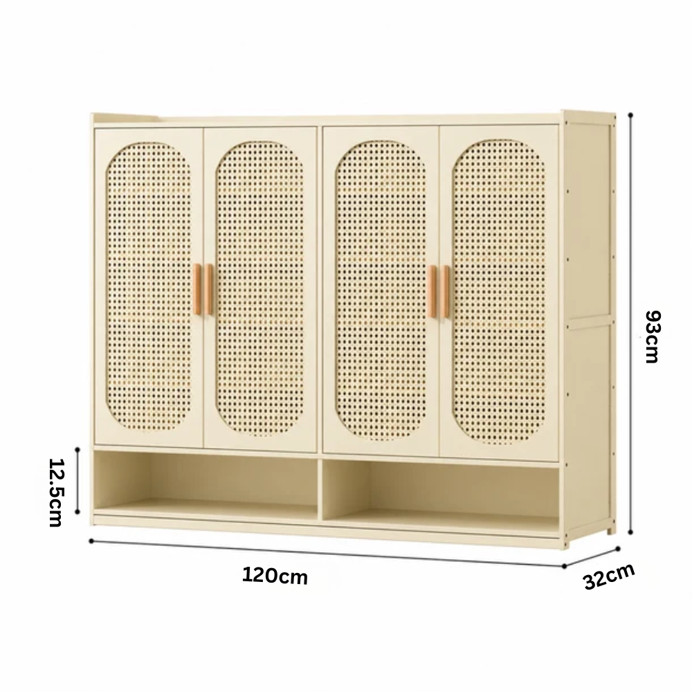 Arched Door Multi-Layer Shoe Storage Cabinet