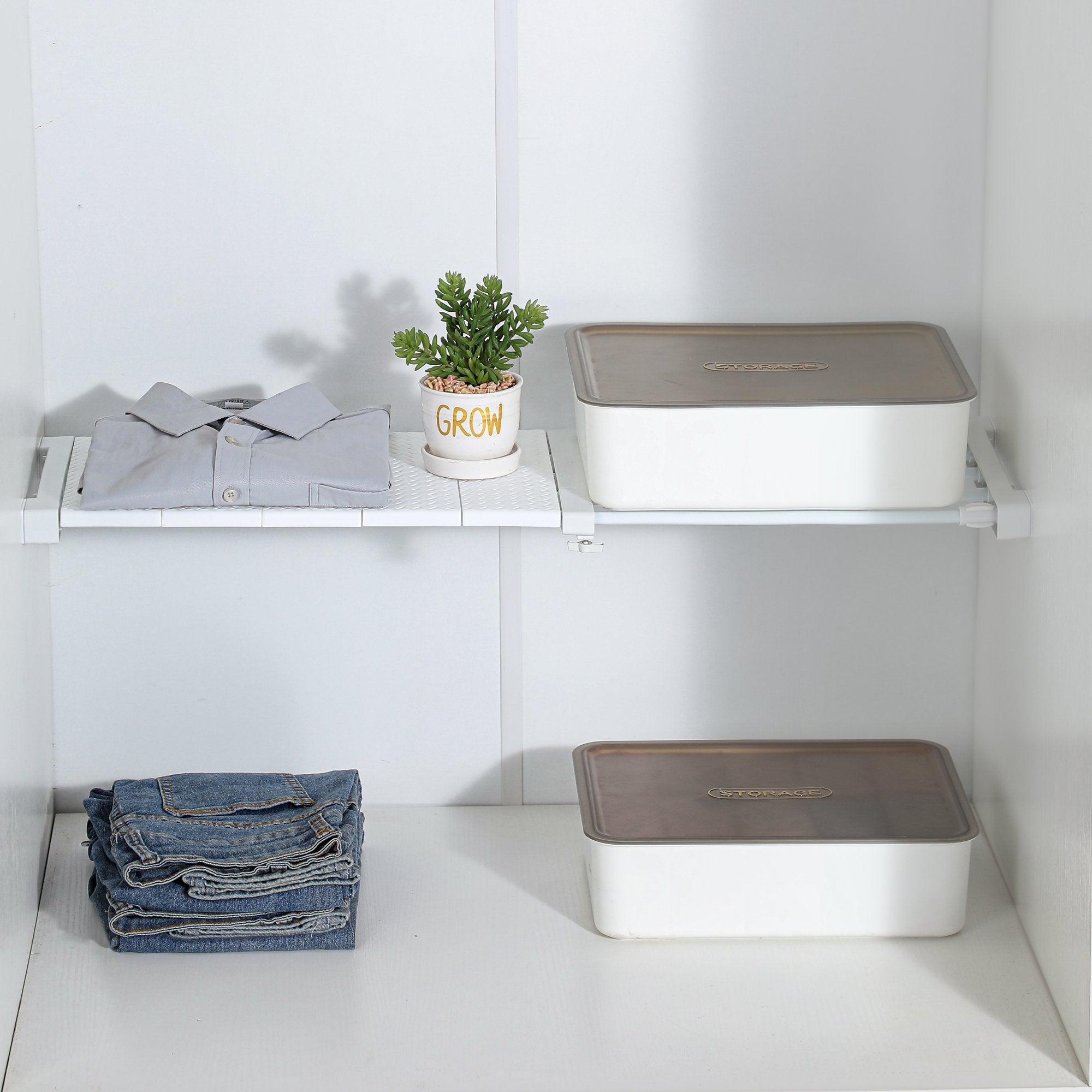 Expandable Shelf Closet Organizer