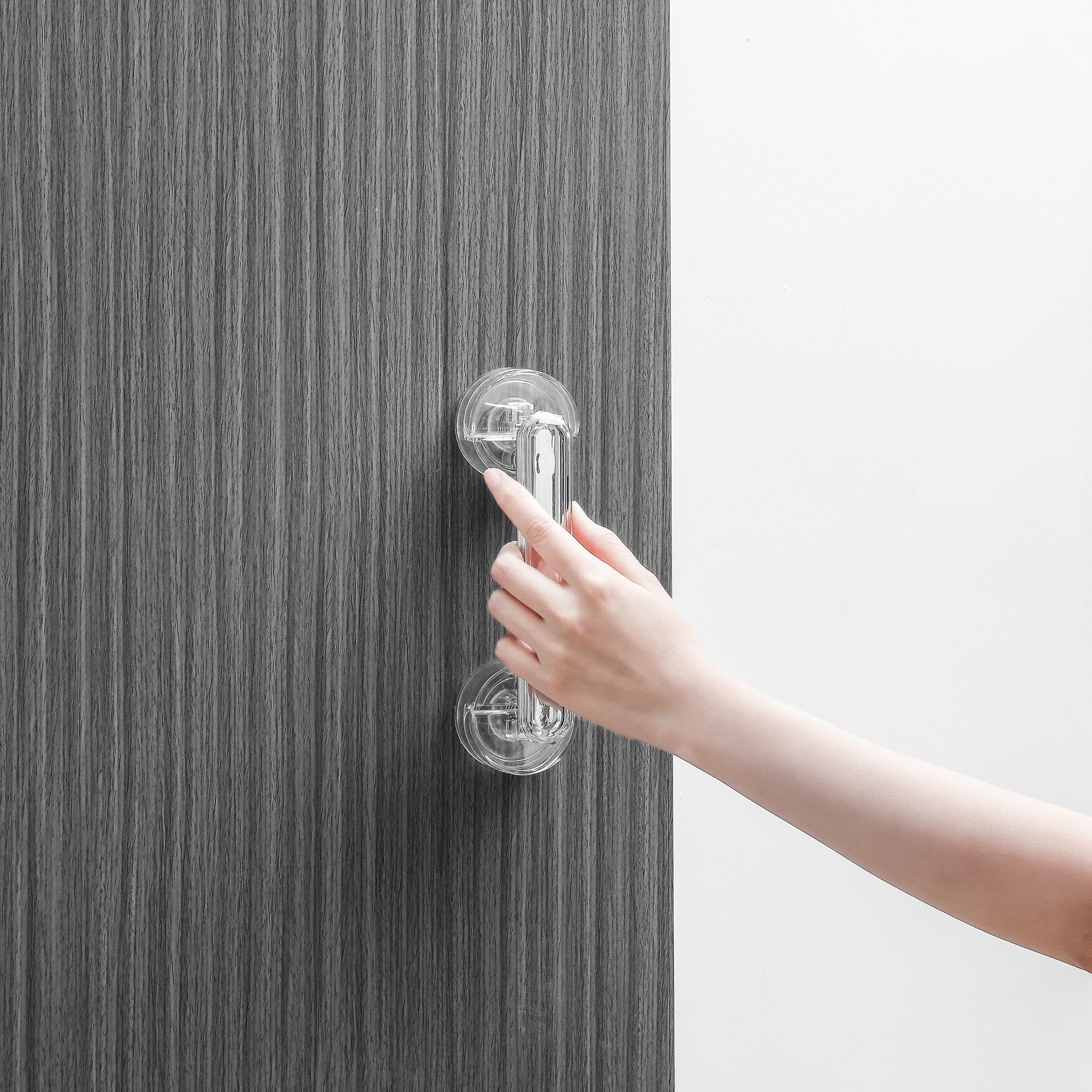 Crystal Punch-Free Door Handle