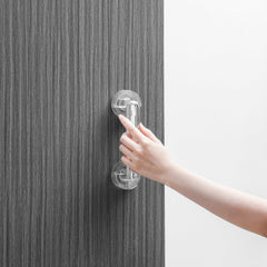 Crystal Punch-Free Door Handle