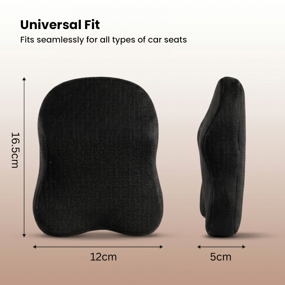 3-in-1 Memory Foam Car Neck Rest Support Cushion